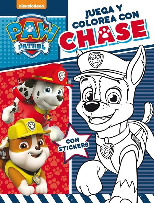 JUEGA Y COLOREA CON CHASE (PAW PATROL - PATRULLA CANINA. ACTIVIDADES) | 9788437201665 | NICKELODEON | Llibreria Ombra | Llibreria online de Rubí, Barcelona | Comprar llibres en català i castellà online