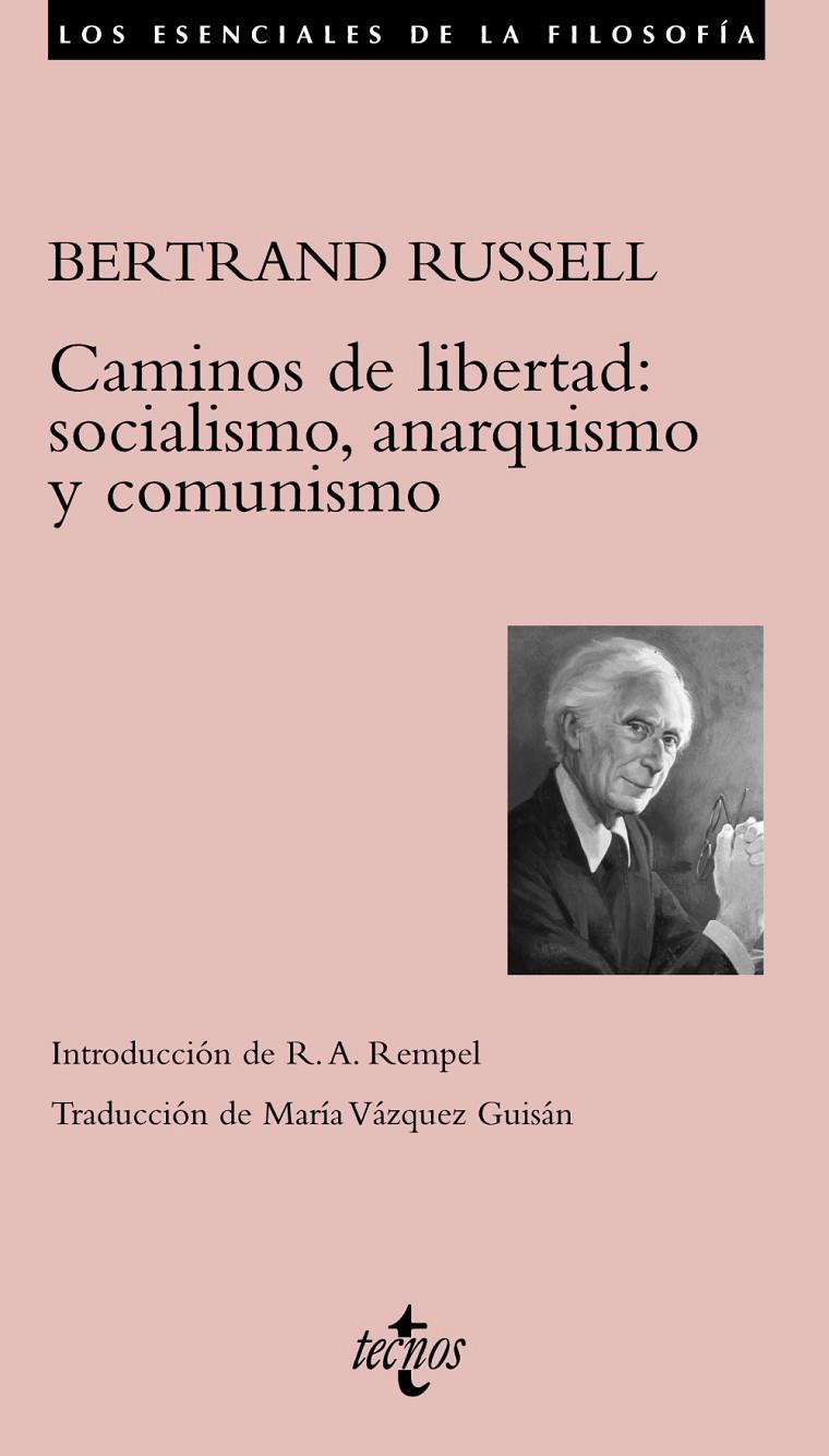 CAMINOS DE LIBERTAD: SOCIALISMO, ANARQUISMO Y COMUNISMO | 9788430951604 | RUSSELL, BERTRAND | Llibreria Ombra | Llibreria online de Rubí, Barcelona | Comprar llibres en català i castellà online