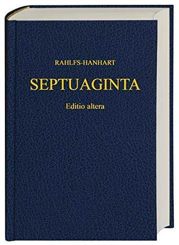 SEPTUAGINTA | 9783438051196 | ALFRED RAHLFS/ROBERT HANHART | Llibreria Ombra | Llibreria online de Rubí, Barcelona | Comprar llibres en català i castellà online