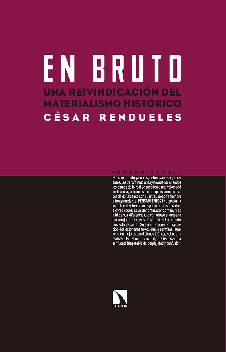 EN BRUTO | 9788490971727 | CÉSAR RENDUELES | Llibreria Ombra | Llibreria online de Rubí, Barcelona | Comprar llibres en català i castellà online