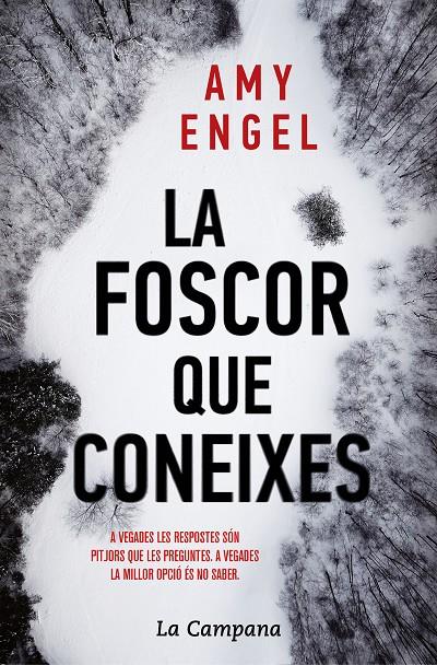 LA FOSCOR QUE CONEIXES | 9788416863730 | ENGEL, AMY | Llibreria Ombra | Llibreria online de Rubí, Barcelona | Comprar llibres en català i castellà online