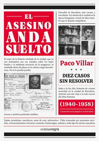 EL ASESINO ANDA SUELTO | 9788418022999 | VILLAR, PACO | Llibreria Ombra | Llibreria online de Rubí, Barcelona | Comprar llibres en català i castellà online