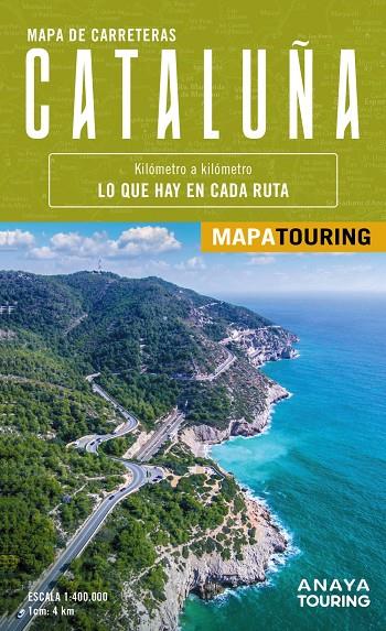 MAPA DE CARRETERAS DE CATALUÑA (DESPLEGABLE), ESCALA 1:400.000 | 9788491587163 | ANAYA TOURING | Llibreria Ombra | Llibreria online de Rubí, Barcelona | Comprar llibres en català i castellà online