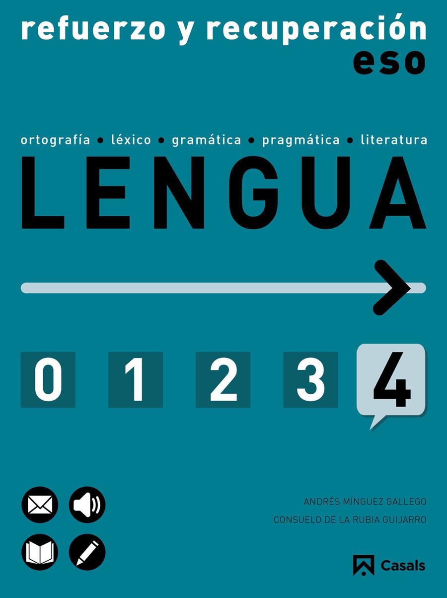 4 ESO REFUERZO Y RECUPERACIÓN DE LENGUA  (2015) | 9788421857533 | MÍNGUEZ GALLEGO, ANDRÉS/DE LA RUBIA GUIJARRO, CONSUELO | Llibreria Ombra | Llibreria online de Rubí, Barcelona | Comprar llibres en català i castellà online