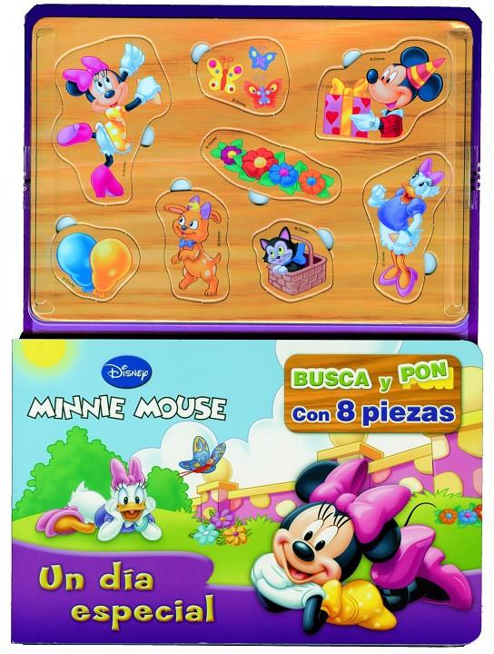 MINNIE MOUSE UN DIA ESPECIAL BUSCA Y PON | 9788499513928 | DISNEY | Llibreria Ombra | Llibreria online de Rubí, Barcelona | Comprar llibres en català i castellà online