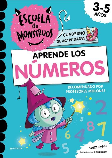 ESCUELA DE MONSTRUOS. CUADERNO DE ACTIVIDADES - APRENDE LOS NÚMEROS | 9788419085894 | RIPPIN, SALLY | Llibreria Ombra | Llibreria online de Rubí, Barcelona | Comprar llibres en català i castellà online