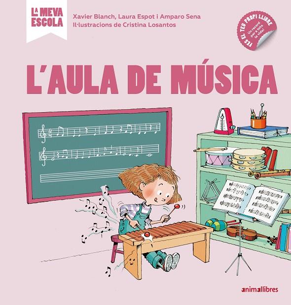 L'AULA DE MÚSICA | 9788417599355 | XAVIER BLANCH, LAURA ESPOT I AMPARO SENA | Llibreria Ombra | Llibreria online de Rubí, Barcelona | Comprar llibres en català i castellà online