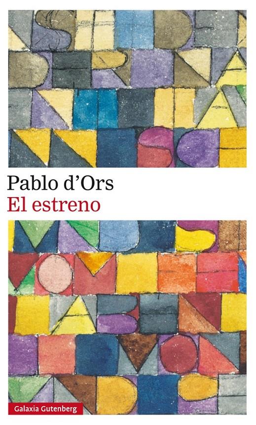 EL ESTRENO | 9788416495511 | D'ORS, PABLO | Llibreria Ombra | Llibreria online de Rubí, Barcelona | Comprar llibres en català i castellà online