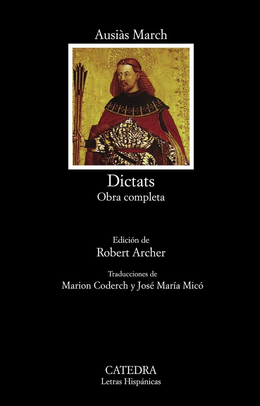 DICTATS | 9788437637167 | MARCH, AUSIÀS | Llibreria Ombra | Llibreria online de Rubí, Barcelona | Comprar llibres en català i castellà online