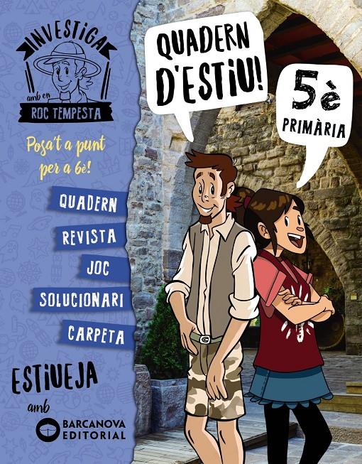 5È INVESTIGA AMB EN ROC TEMPESTA. QUADERN D'ESTIU  | 9788448944865 | MURILLO, NÚRIA/BARÓ, SANTI | Llibreria Ombra | Llibreria online de Rubí, Barcelona | Comprar llibres en català i castellà online