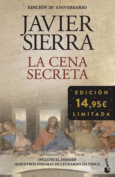 LA CENA SECRETA | 9788408289005 | SIERRA, JAVIER | Llibreria Ombra | Llibreria online de Rubí, Barcelona | Comprar llibres en català i castellà online