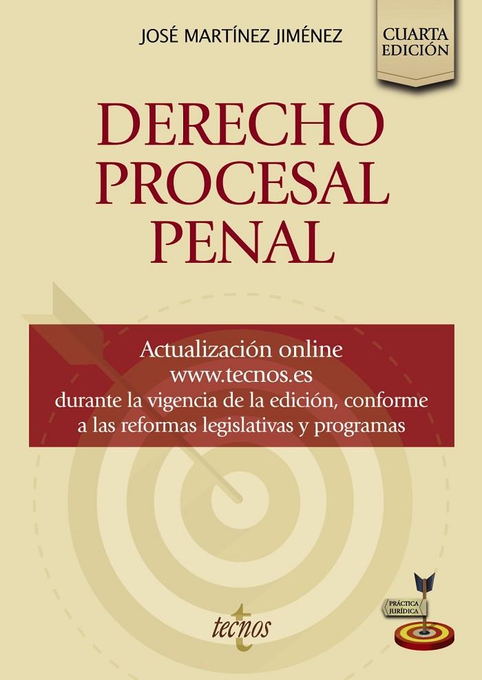 DERECHO PROCESAL PENAL | 9788430982967 | MARTÍNEZ JIMÉNEZ, JOSÉ | Llibreria Ombra | Llibreria online de Rubí, Barcelona | Comprar llibres en català i castellà online