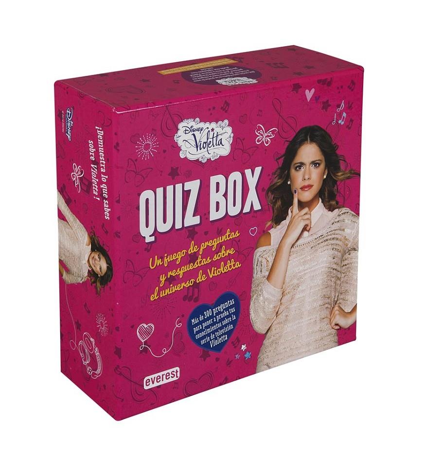 VIOLETTA QUIZ BOX UN JUEGO DE PREGUNTAS Y RESPUESTAS SOBRE EL UNIVERSO DE VIOLETTA | 9788444134833 | WALT DISNEY COMPANY | Llibreria Ombra | Llibreria online de Rubí, Barcelona | Comprar llibres en català i castellà online