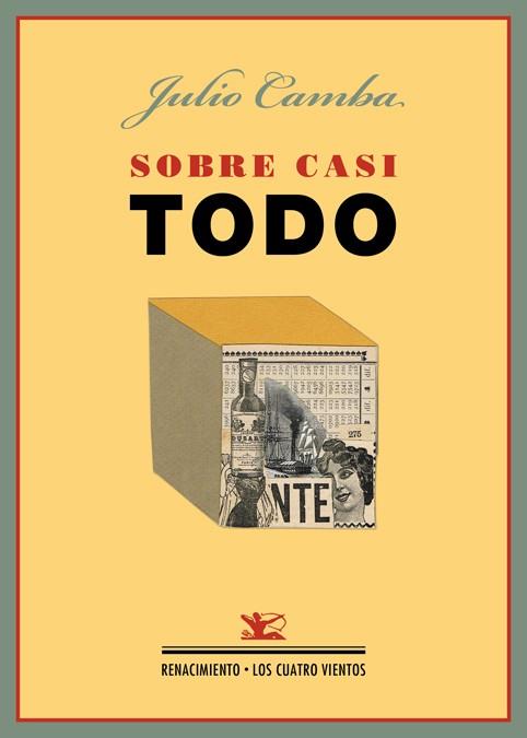 SOBRE CASI TODO | 9788484728092 | JULIO CAMBA | Llibreria Ombra | Llibreria online de Rubí, Barcelona | Comprar llibres en català i castellà online