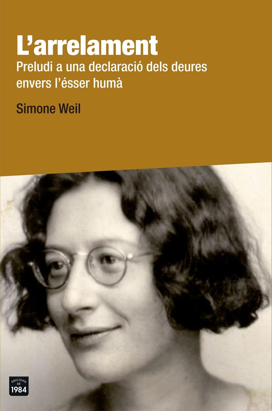 L'ARRELAMENT | 9788415835776 | WEIL, SIMONE | Llibreria Ombra | Llibreria online de Rubí, Barcelona | Comprar llibres en català i castellà online