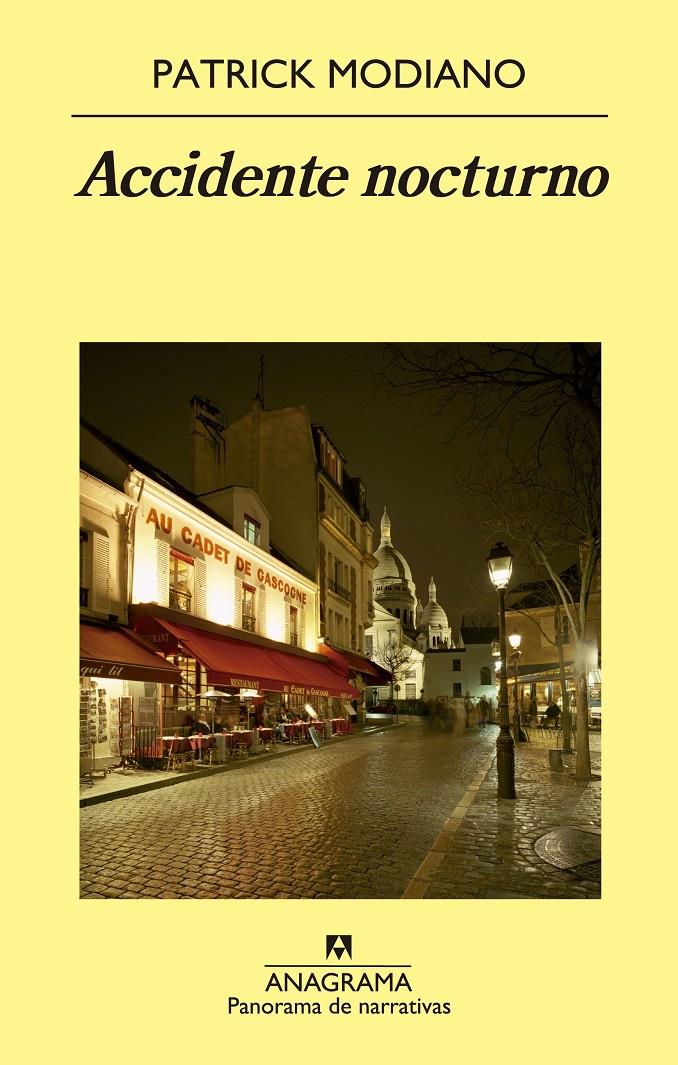 ACCIDENTE NOCTURNO | 9788433979094 | PATRICK MODIANO | Llibreria Ombra | Llibreria online de Rubí, Barcelona | Comprar llibres en català i castellà online