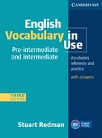 ENGLISH VOCABULARY IN USE PRE-INTERMEDIATE AND INTERMEDIATE WITH ANSWERS 3RD EDI | 9780521149884 | REDMAN, STUART | Llibreria Ombra | Llibreria online de Rubí, Barcelona | Comprar llibres en català i castellà online